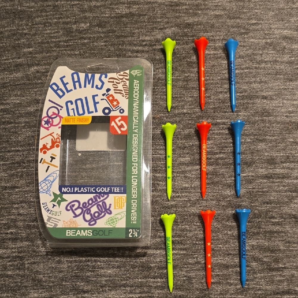 Beams Golf Japan - (9) Plastic 2 3/4" Tees
